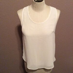 Paper crane by Anthropologie sheer blouse